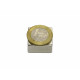 Ímã de neodímio bloco 25,4 x 25,4 x 12,7 mm - N42